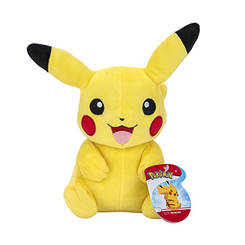 Pokemon Pikachu Plush - 8-Inch Soft Plush with Authentic Details