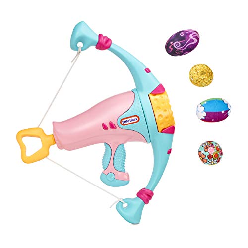 Little Tikes Mighty Blasters Power Bow Pink Toy Blaster with 4 Soft Power Pods for Kids Ages 3 Years and Up
