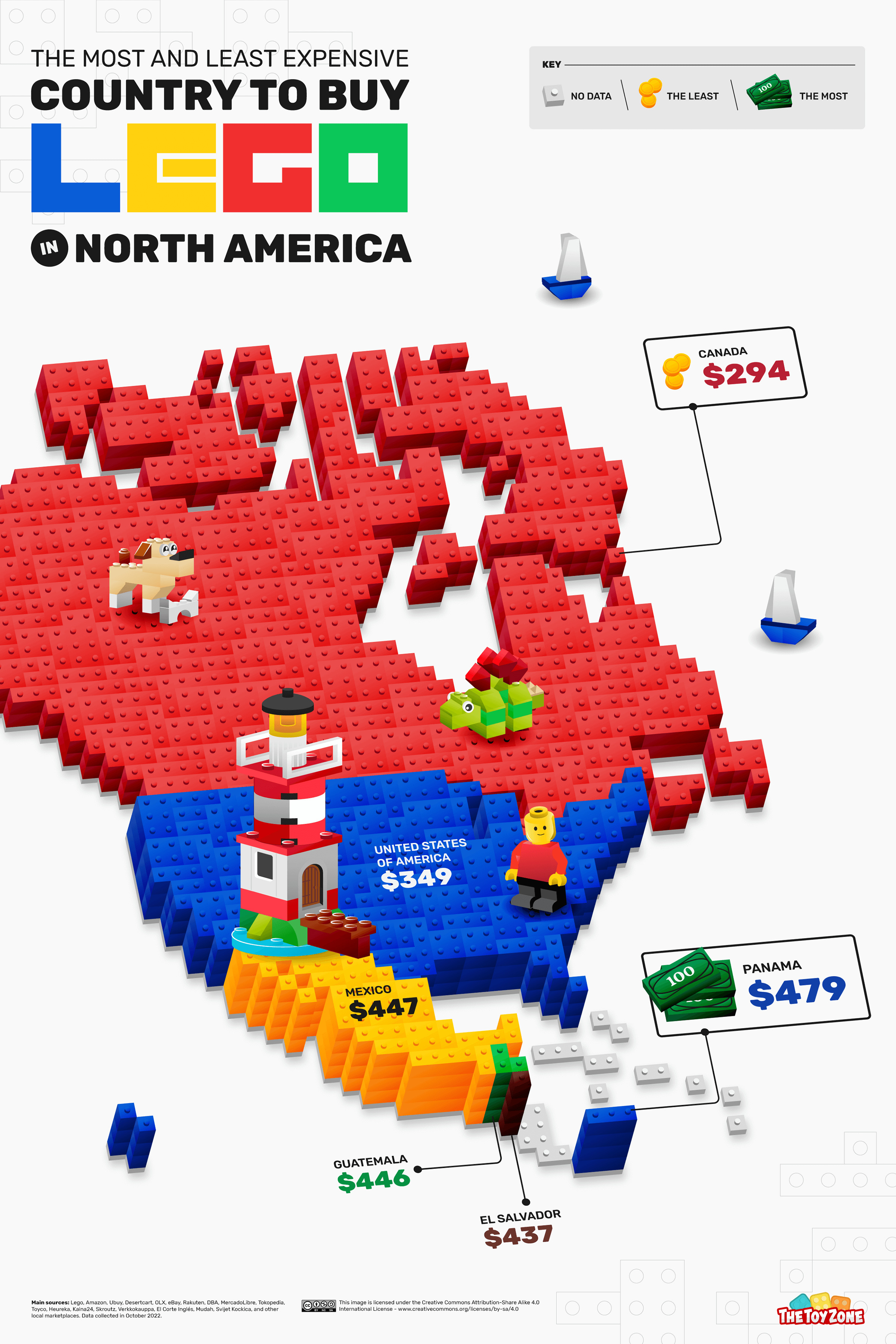 02 Price of LEGO in 2022 North America