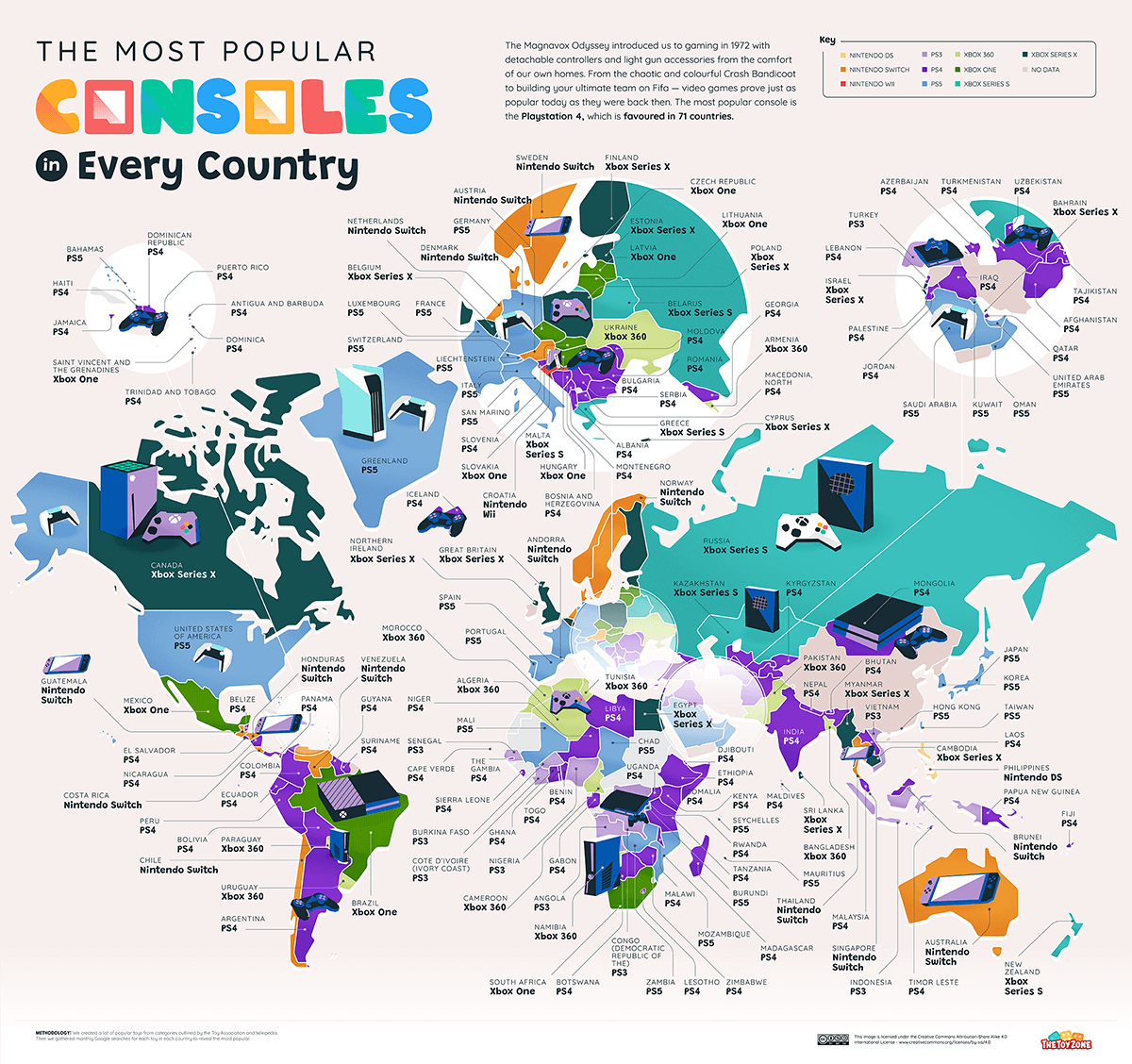 08 Every Country Favorite Toys World Map Consoles