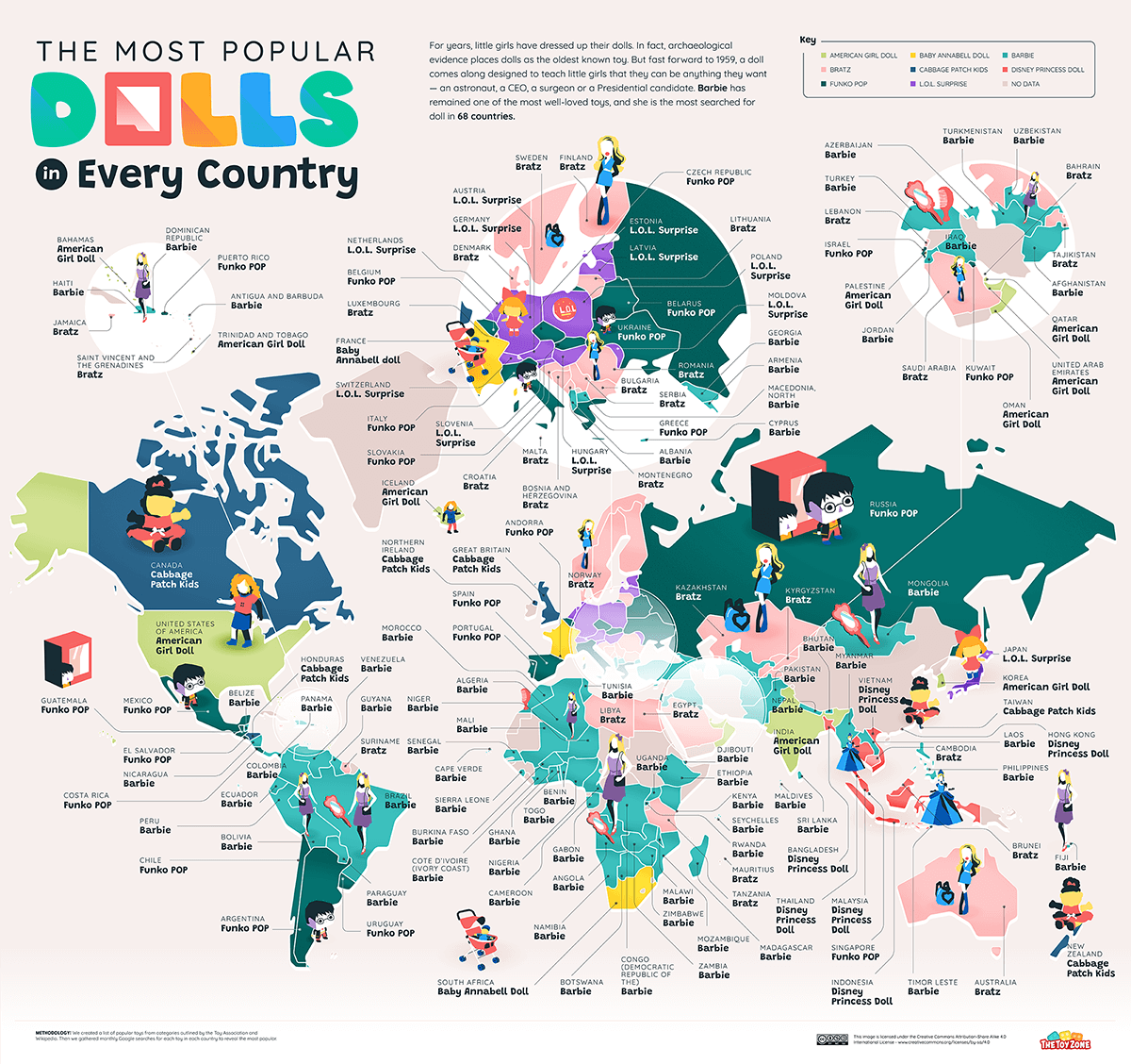09 Every Country Favorite Toys World Map Dolls