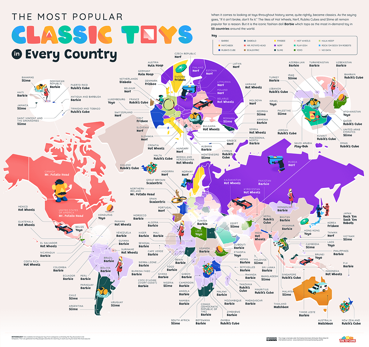 11 Every Country Favorite Toys World Map Classic Toys