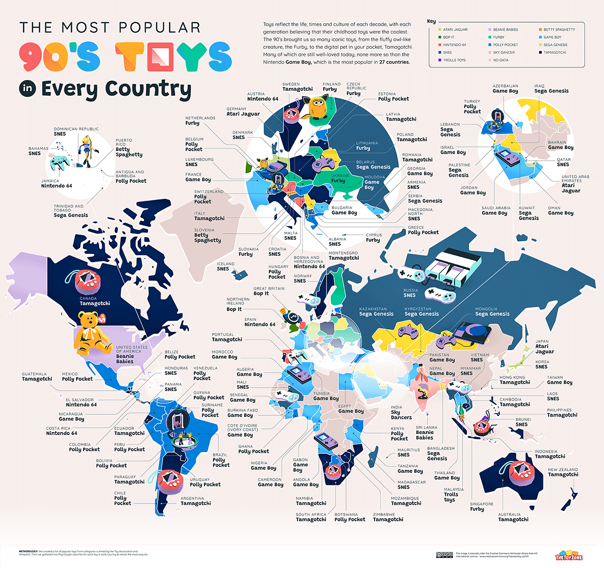 13 Every Country Favorite Toys World Map 90s Toys