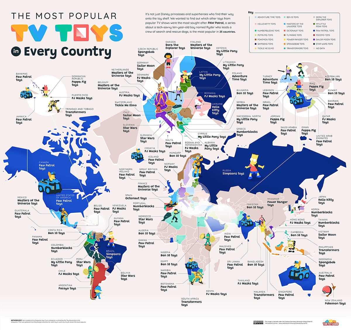 14 Every Country Favorite Toys World Map TV Toys