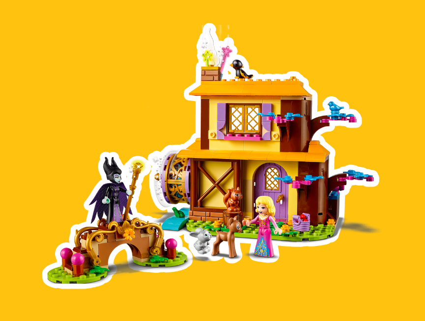 7 LEGO Disney Auroras Forest Cottage