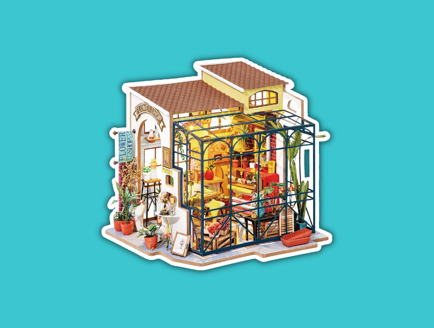 18 ROBOTIME DIY Dollhouse Kit