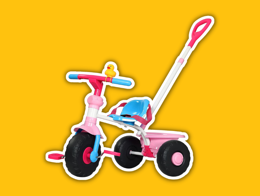 6 KRIDDO 2 in 1 Kids Tricycle