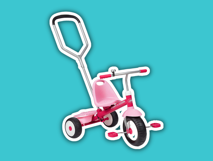 7 Radio Flyer Deluxe Steer Stroll Trike
