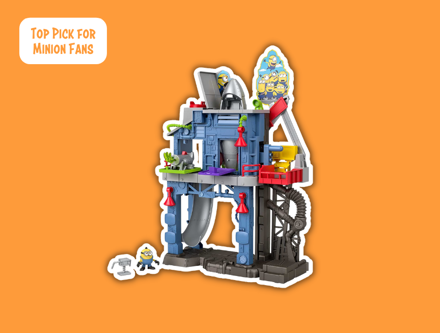 8 Minions The Rise of Gru Gadget Lair Playset