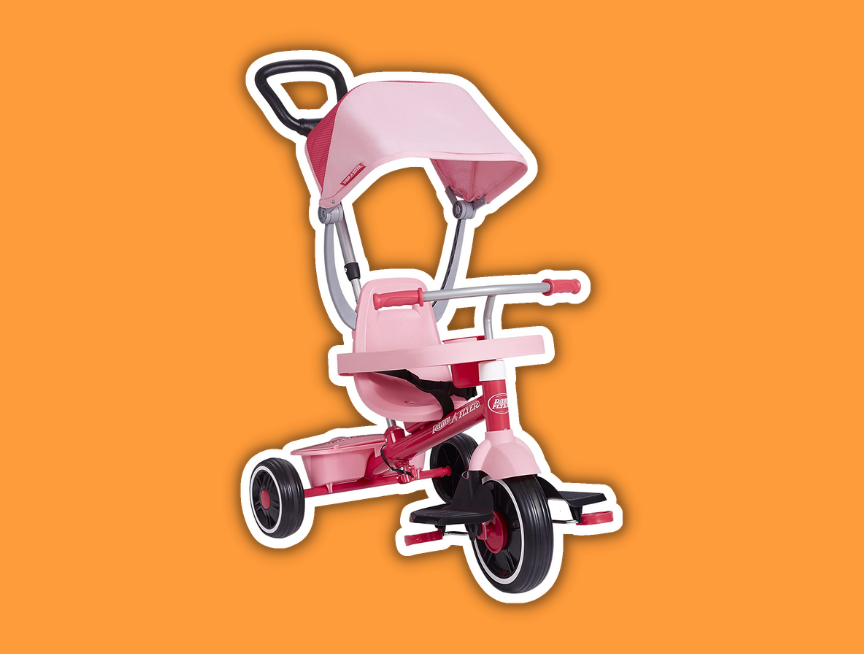 8 Radio Flyer Pedal Push 4 in 1 Stroll N Trike