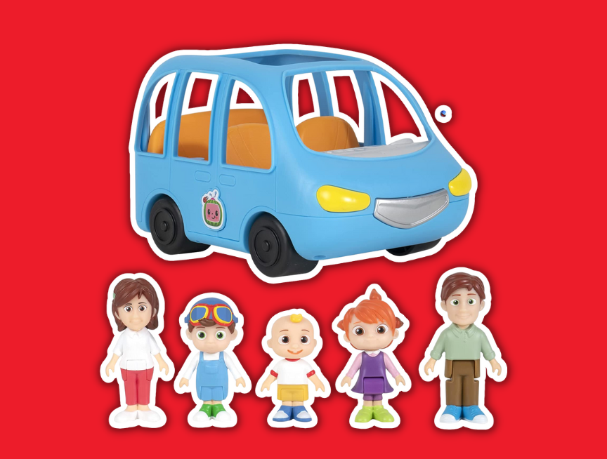 10 CoComelon Deluxe Family Fun Car