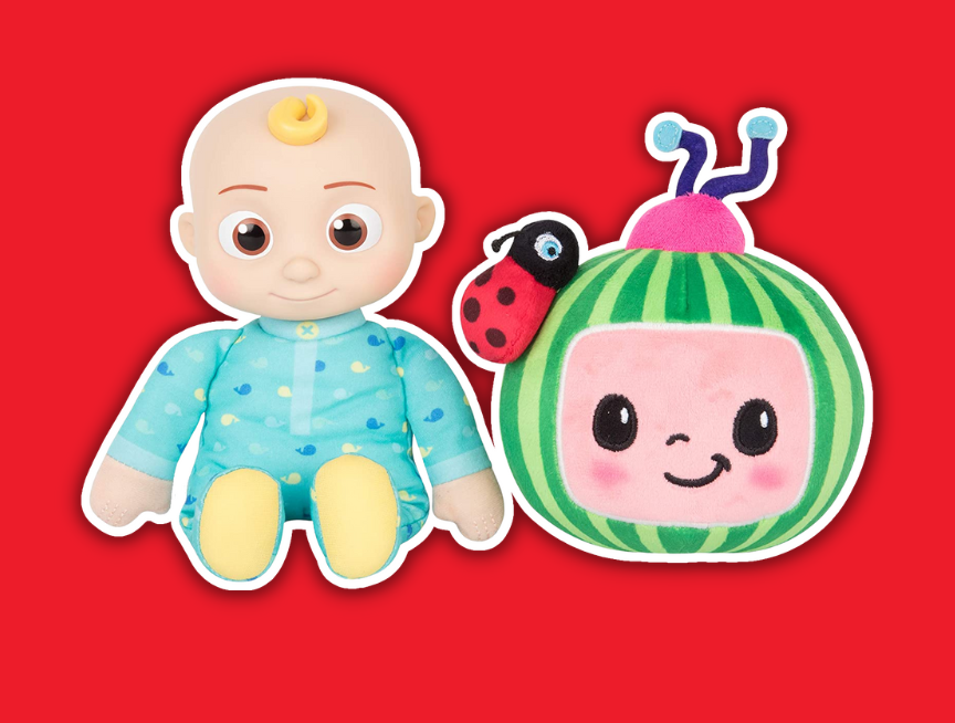 12 CoComelon JJ and Melon Plush Stuffed Toy