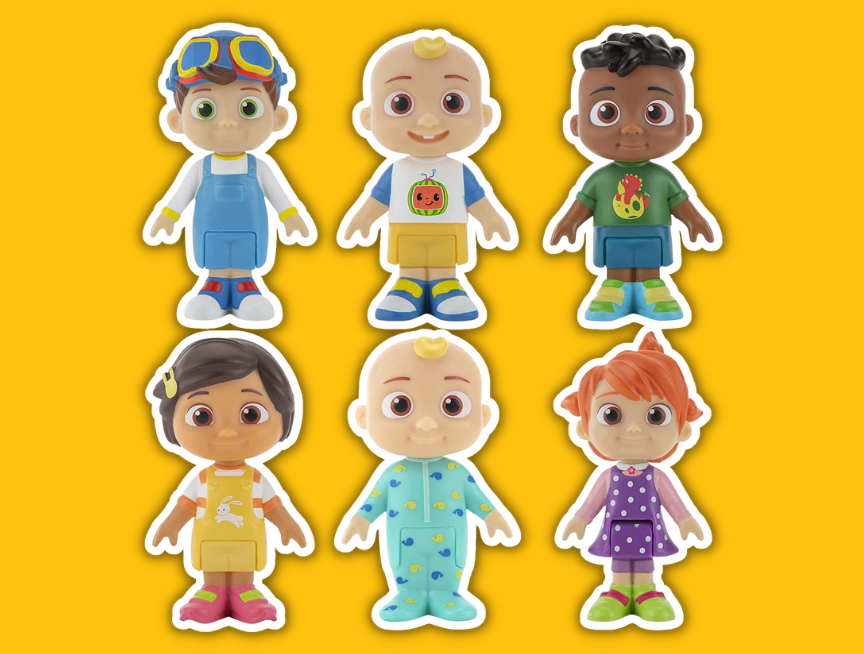 17 CoComelon Official Friends Family 6 Figure Pack