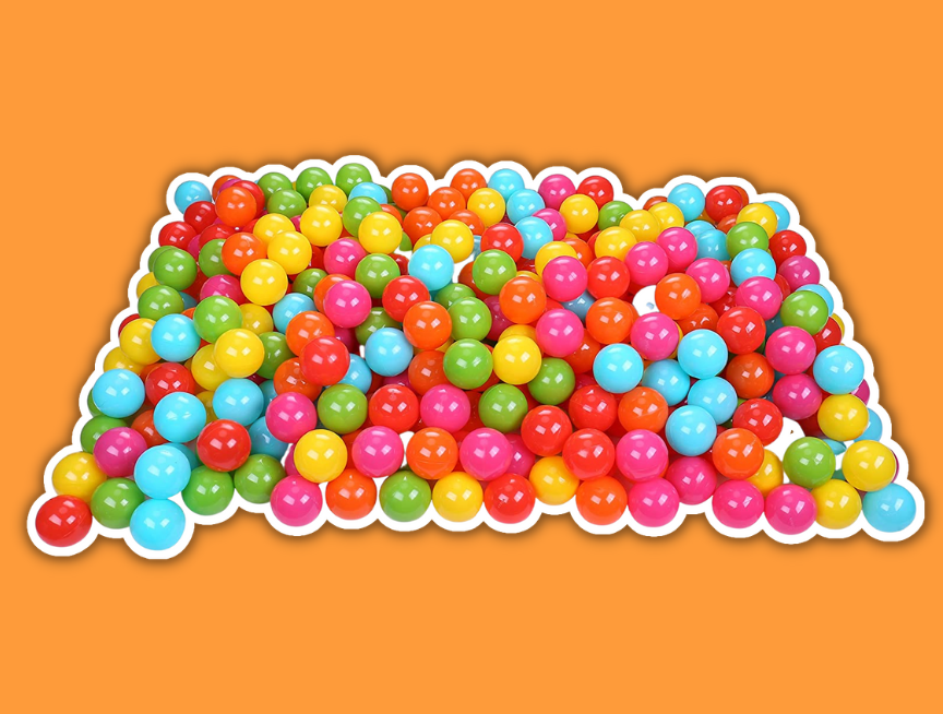 3 BalanceFrom 2.3 Inch Balls Pit Balls
