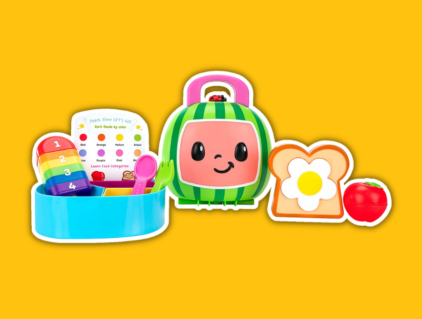 6 CoComelon Lunchbox Playset Multicolour