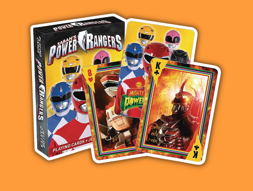 10 NMR America Mighty Morphin Power Rangers Playing Cards