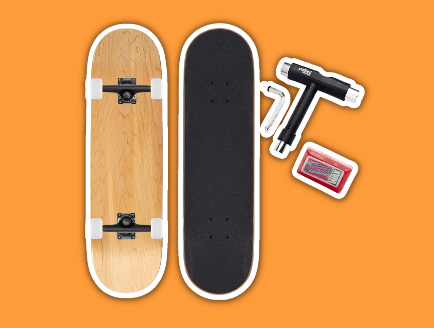 10 Stoked Ride Maple Wood Skateboard
