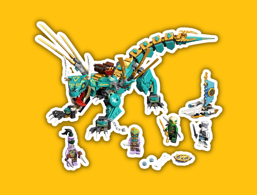 12 LEGO NINJAGO Jungle Dragon 71746