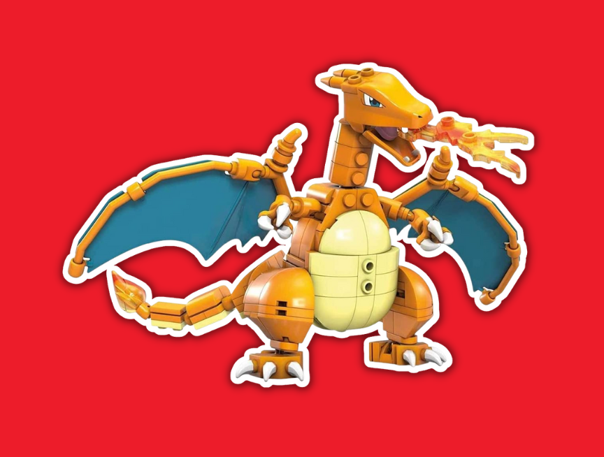 12 MEGA Pokémon Charizard Building Set