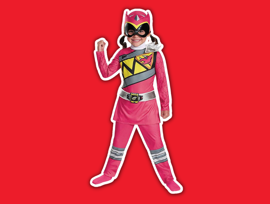 12 Pink Power Ranger Costume