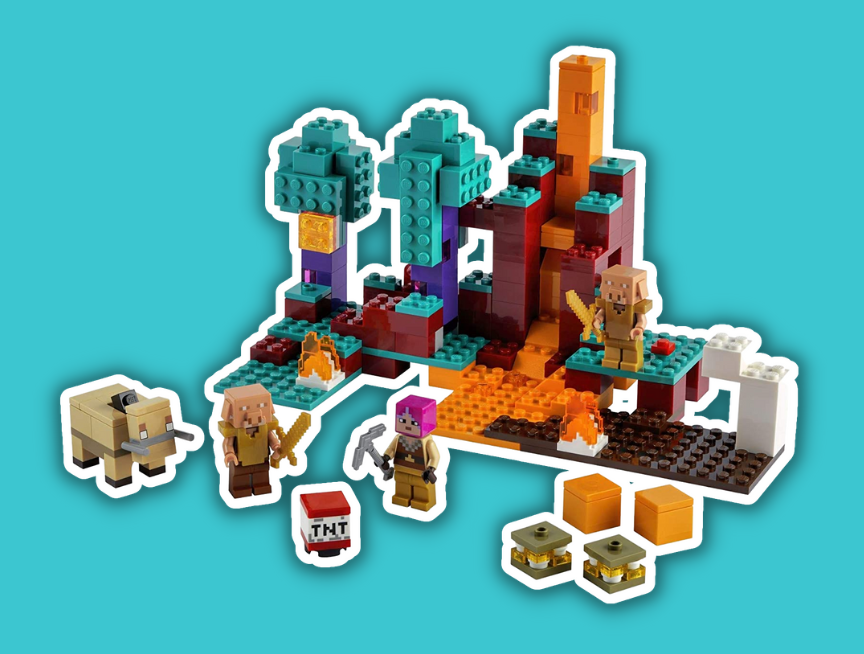 13 LEGO Minecraft The Warped Forest 21168