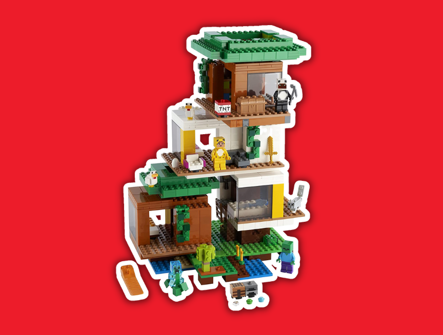 16 LEGO Minecraft The Modern Treehouse 21174