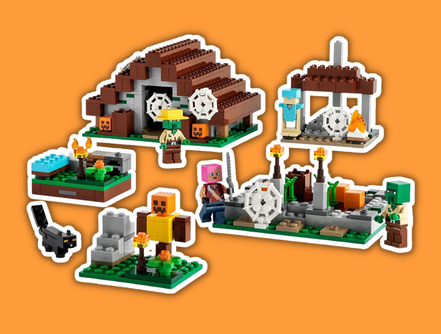 18 LEGO Minecraft The Abandoned Village 21190