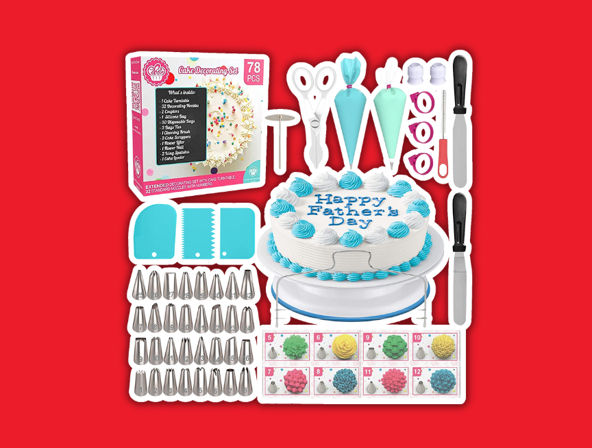 25 Cakebe Cake Decorating Kit