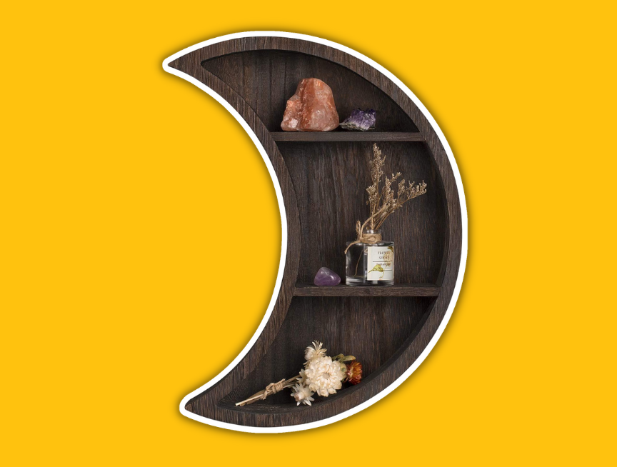 3 Dahey Moon Wall Mounted Shelf