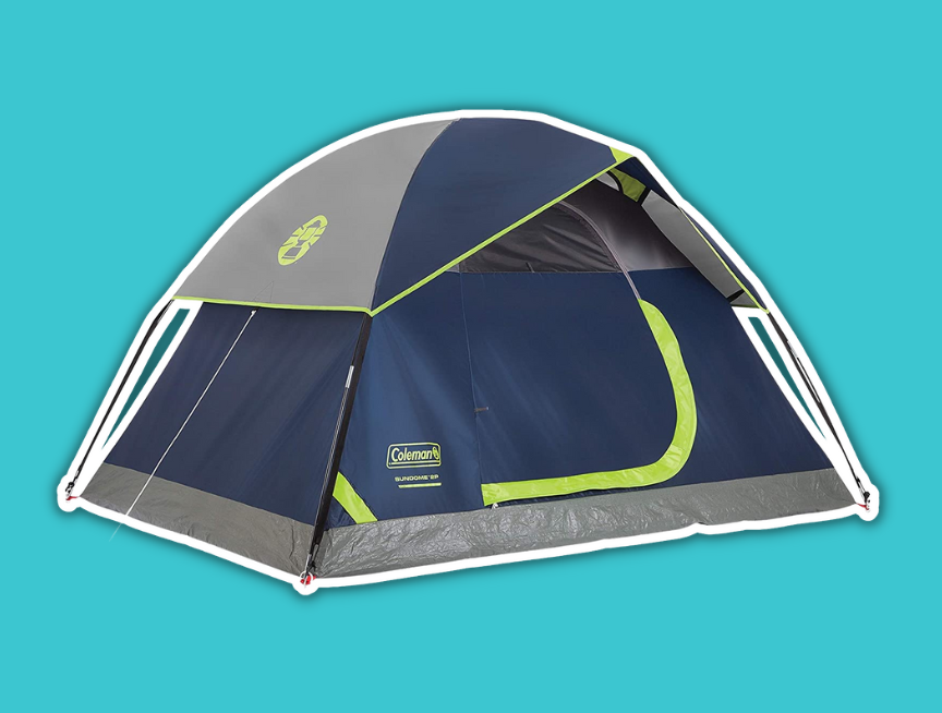 41 Coleman Sundome Camping Tent
