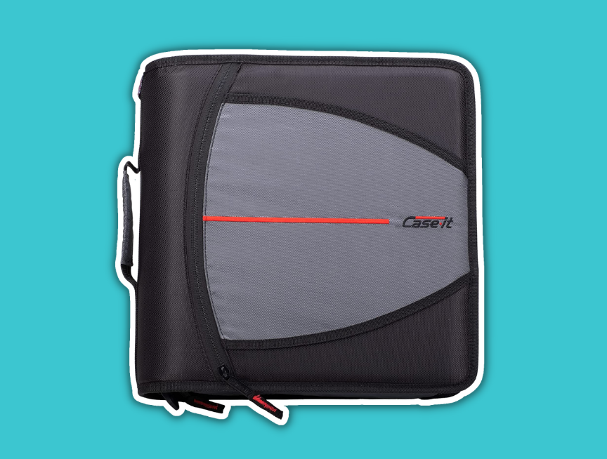58 Case it The Mighty Zip Tab Zipper Binder