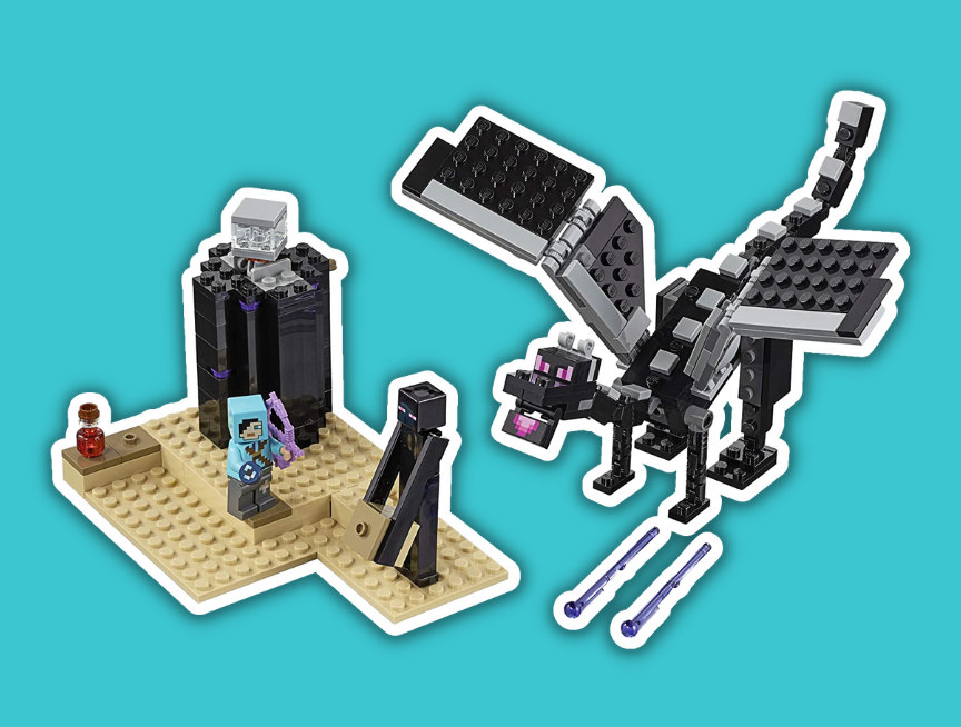 5 LEGO Minecraft The End Battle 21151
