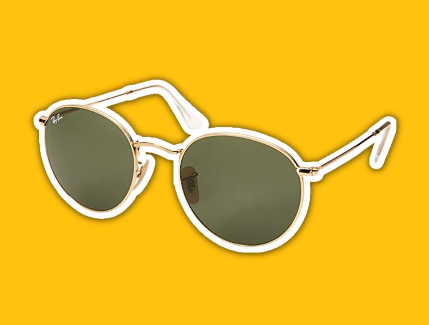 5 Ray Ban Rb3447 Round Metal Sunglasses
