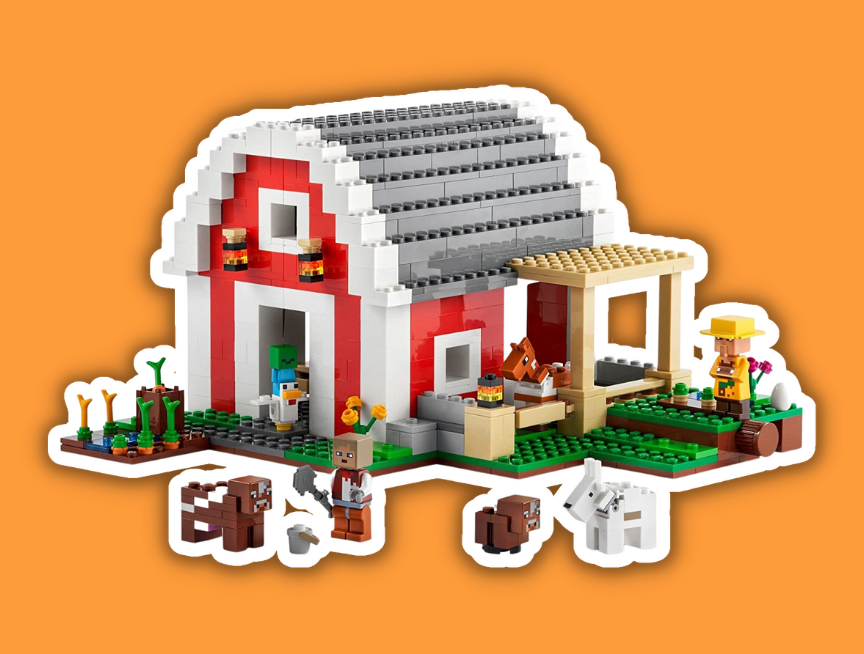 6 LEGO Minecraft The Red Barn 21187