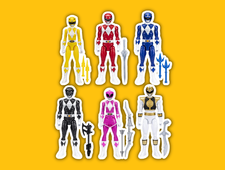 7 Mighty Morphin Power Rangers Multipack