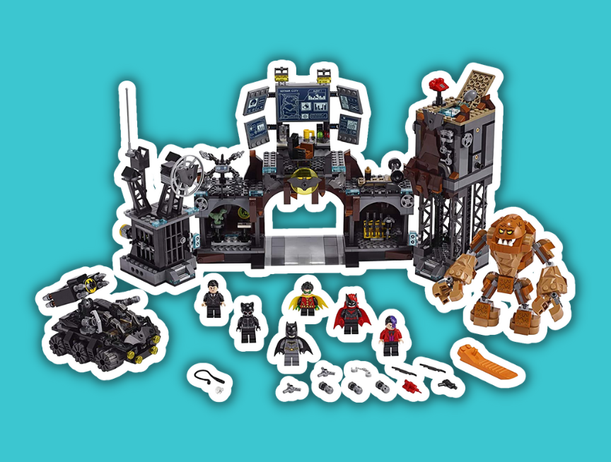 8 DC Batman Batcave Clayface Invasion