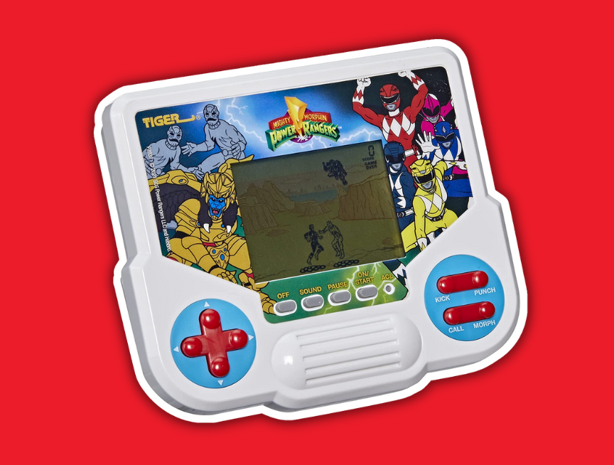 8 Tiger Electronics Mighty Morphin Power Rangers Electronic LCD Video Game