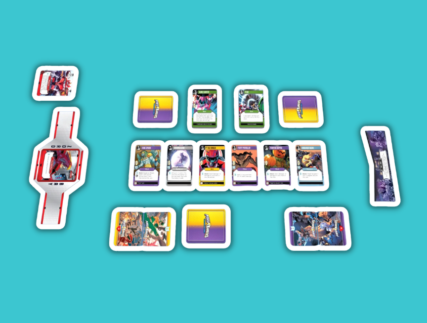 9 Renegade Game Studios Power Rangers Deck Building Game