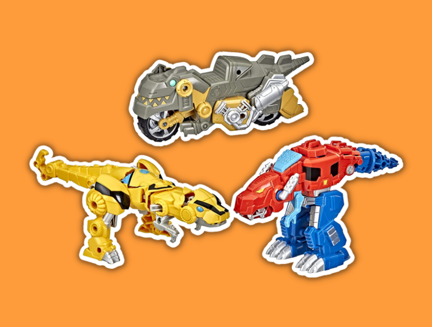 10 Transformers Primal Team Up 3 Pack