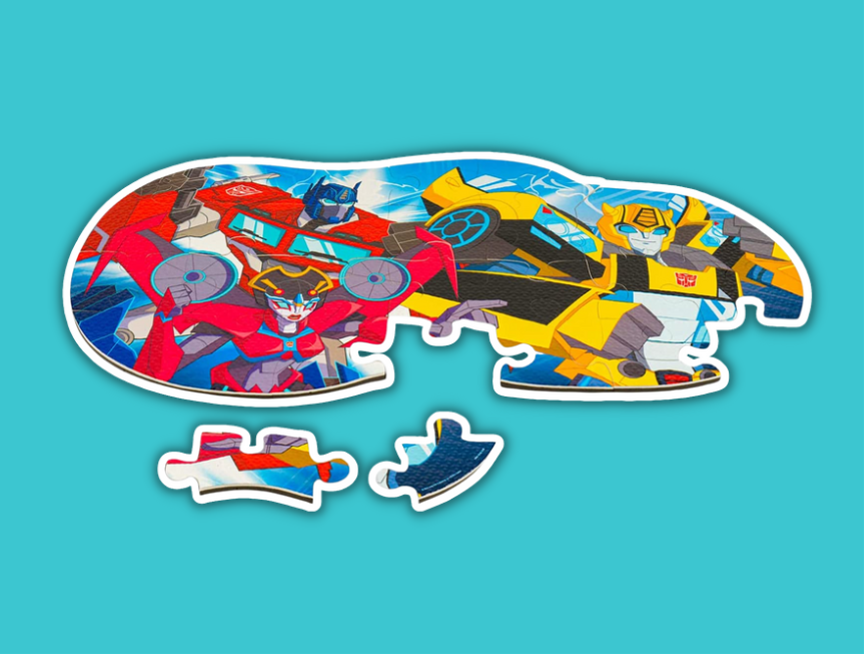 12 Transformers Floor Puzzle