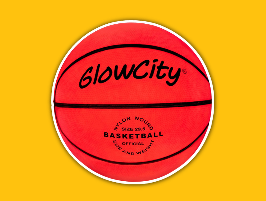 14 GlowCity Glow in The Dark Basketball