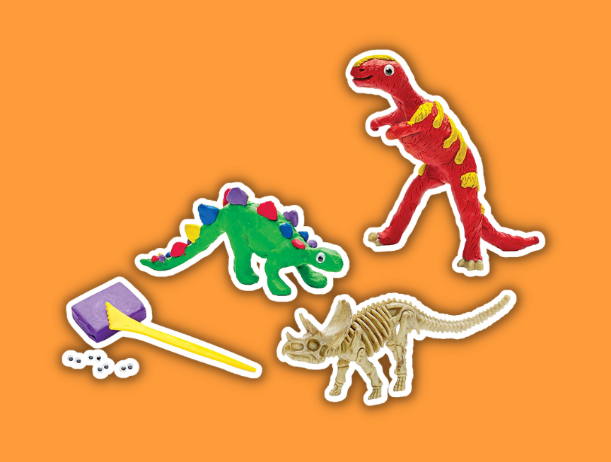 20 Creativity for Kids Create with Clay Dinosaurs