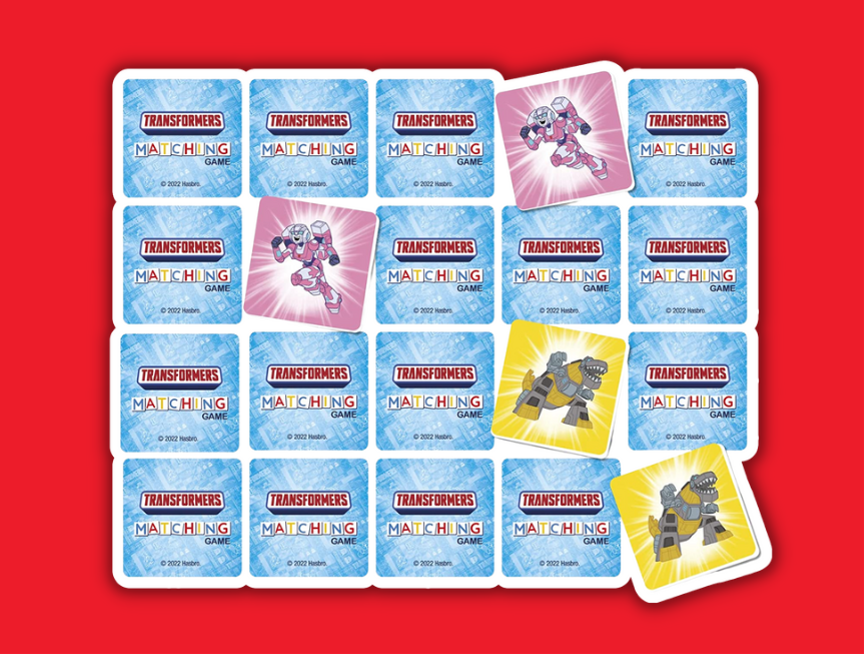 20 Transformers Matching Game