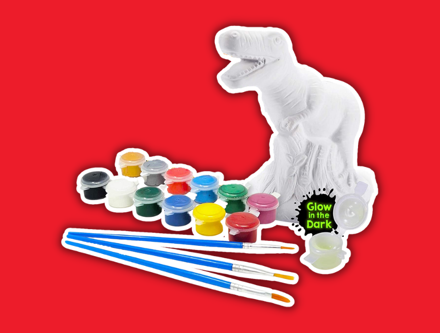 22 Original Stationery Paint Your Own Dinosaur Money Bank