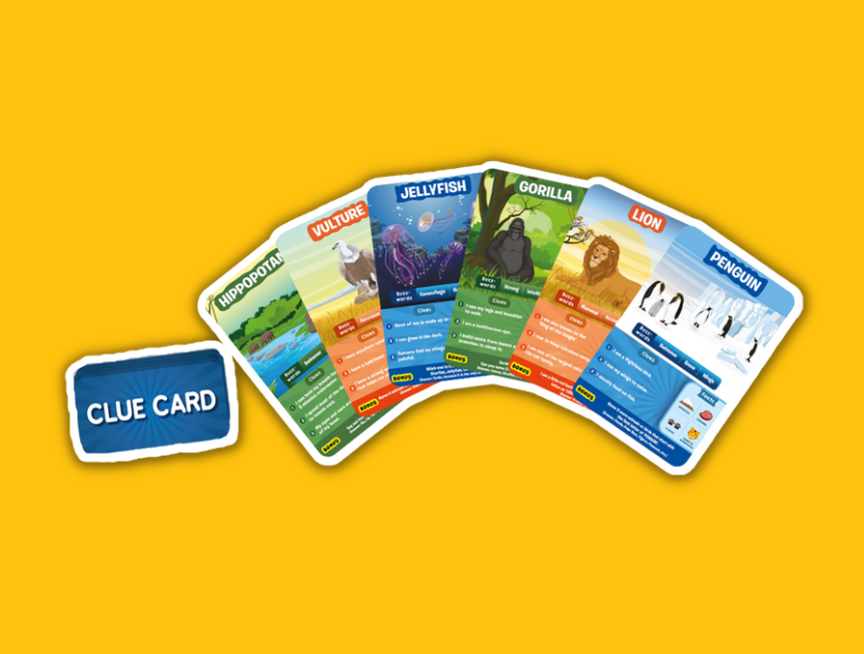 24 Skillmatics Card Game Guess in 10 Animal Planet