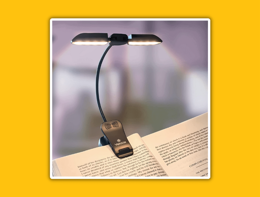 26 Vekkia 14 LED Rechargeable Book Light for Reading at Night in Bed
