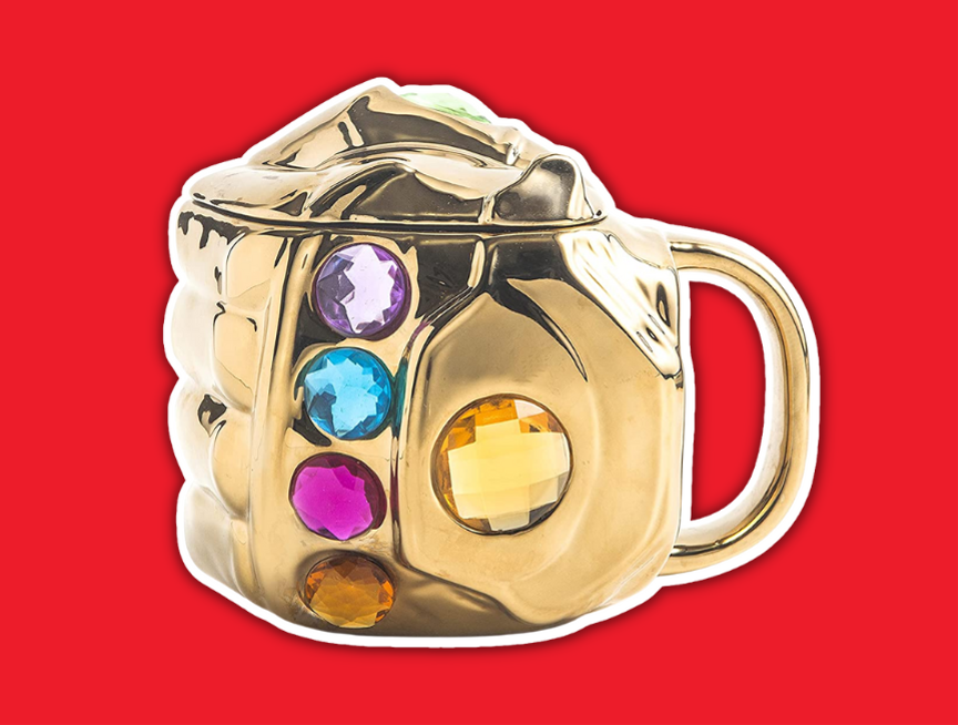 34 Zak Designs Marvel Thanos Unique 3D Sculpted Ceramic Coffee Mug