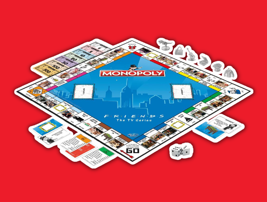 8 Friends Monopoly Board Game