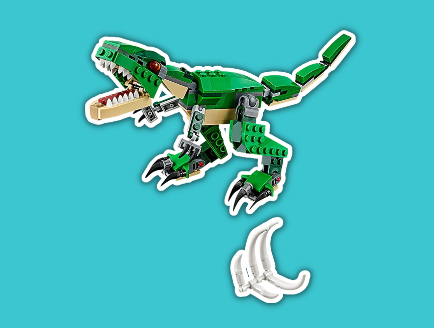 8 LEGO Creator 3in1 Mighty Dinosaurs 31058