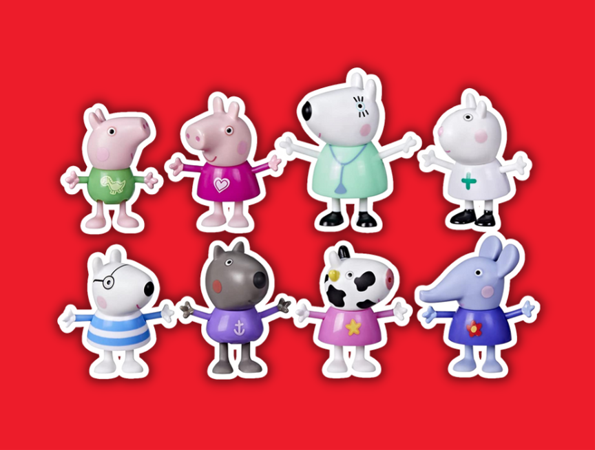 10 Dr. Polar Bear Calls On Peppa and Friends Figure Pack